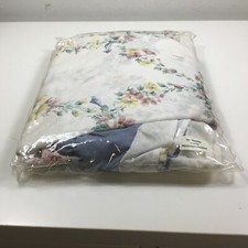 70 Inches Round Tablecloth NEW Floral With Ruffles Multi Color Blue Ruffle Trim