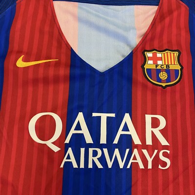 Nike Dri-Fit FC Barcelona Women's 2016 Soccer Jersey Size Large