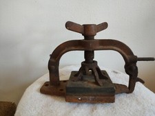 Prensa vulcanizadora antigua Shaler Co. Waupun Wi.