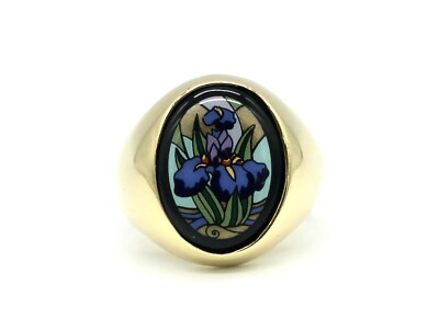 Frey Wille Ring 750 Claude Monet Iris Emaille Michaela Frey Wille