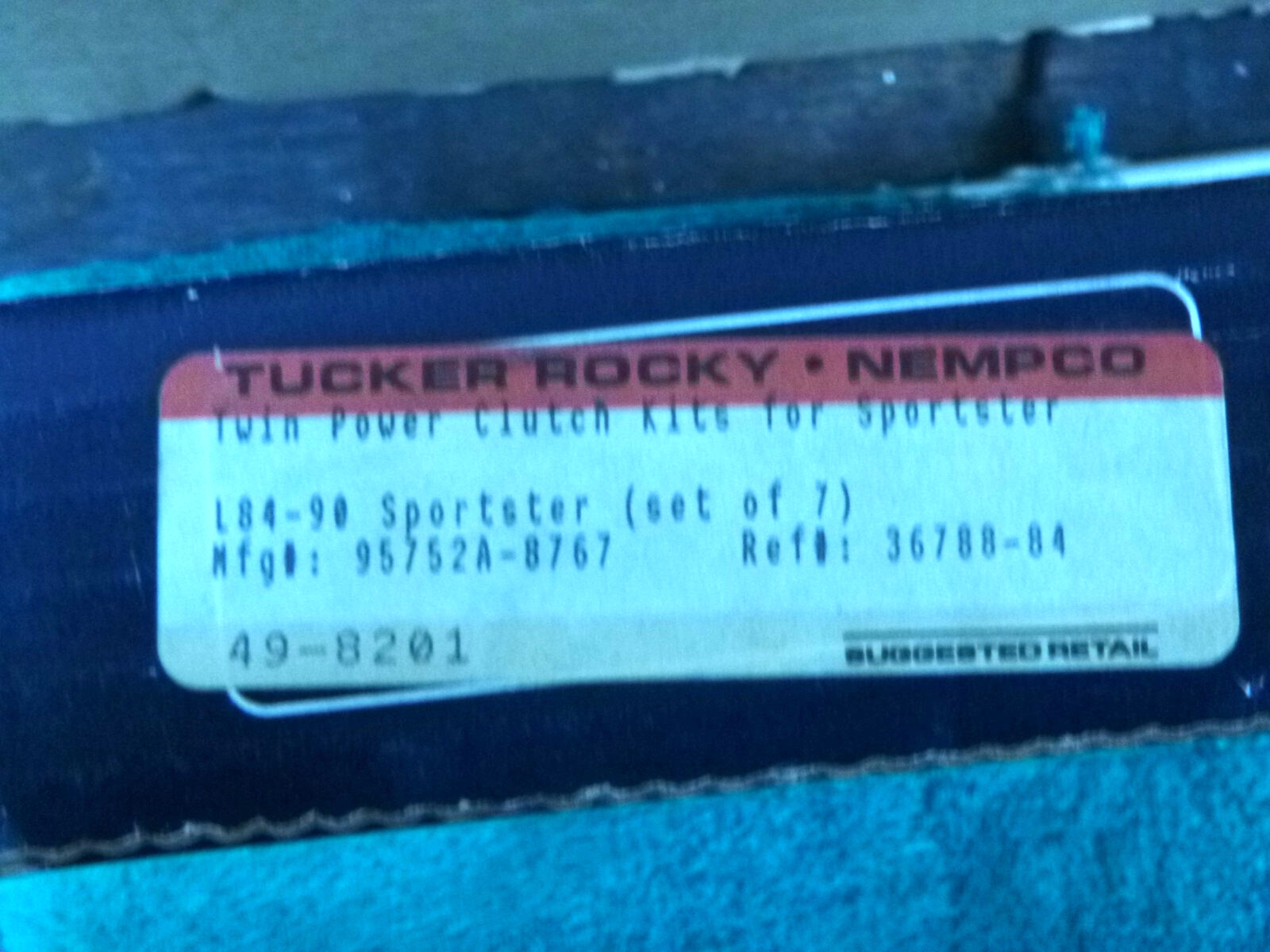 N.O.S. HARLEY DAVIDSON SPORTSTER 7 PLATE ALTO CLUTCH DISCS 36788-84 L84-1990