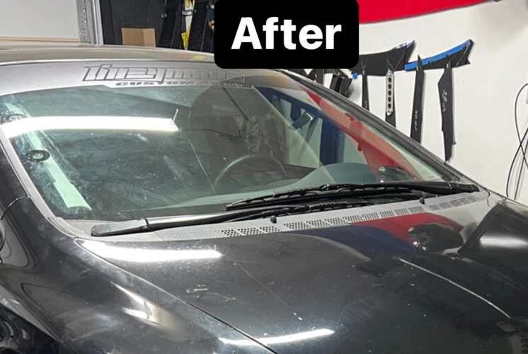 Cubierta de clip de goma para ventana delantera Honda Civic 2006-2011 sedán Foto 4 de 4