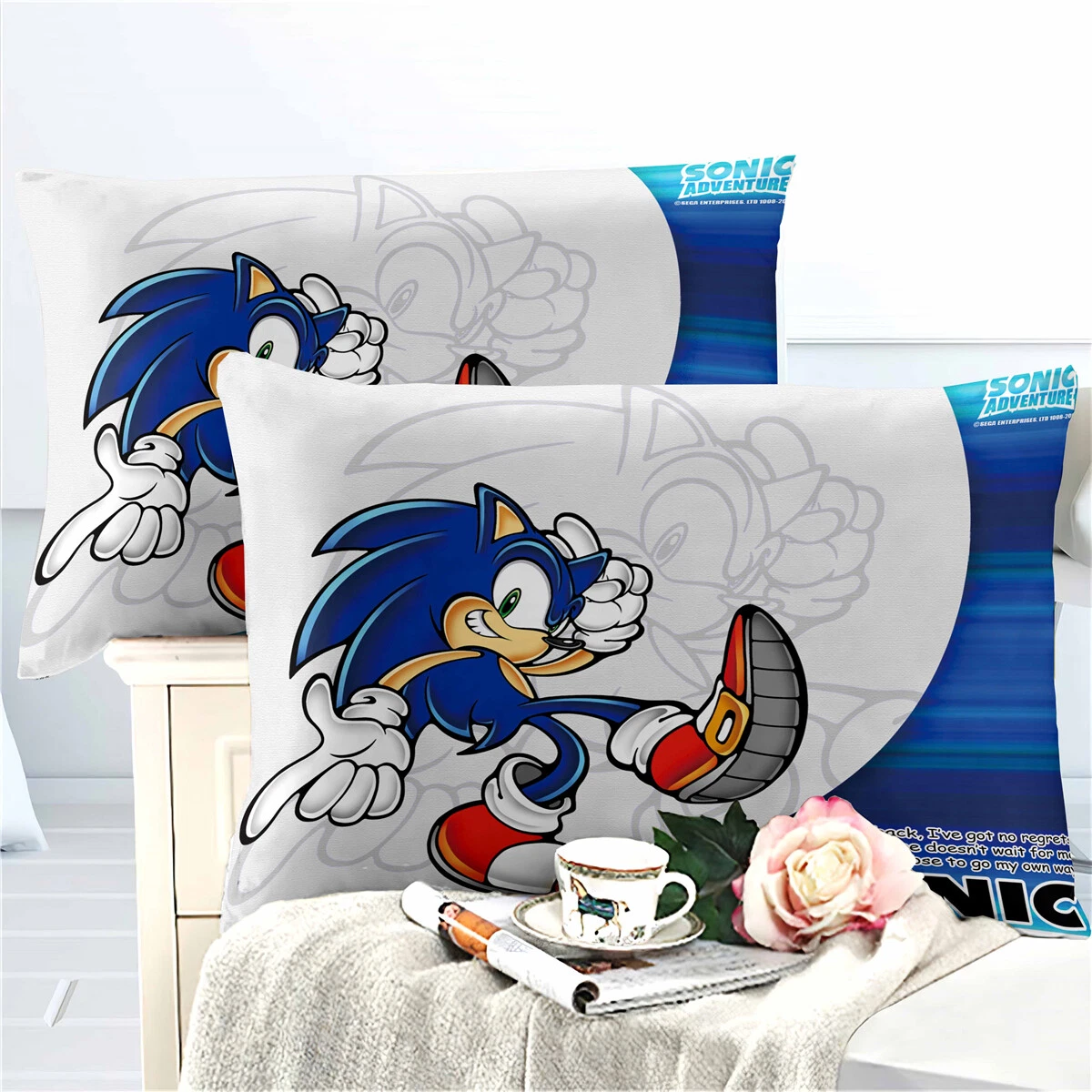 Sonic The Hedgehog Bedding Set, Gift for Friends