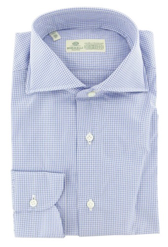 DESIGN - Chemise habillée classique à rayures en tissu facile à