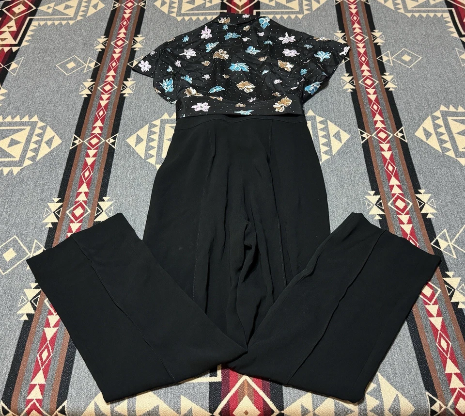 DVF Yvonne Mono Mujer 4 Negro Elastizado Crepé Elegante M2 Foto 2 de 4