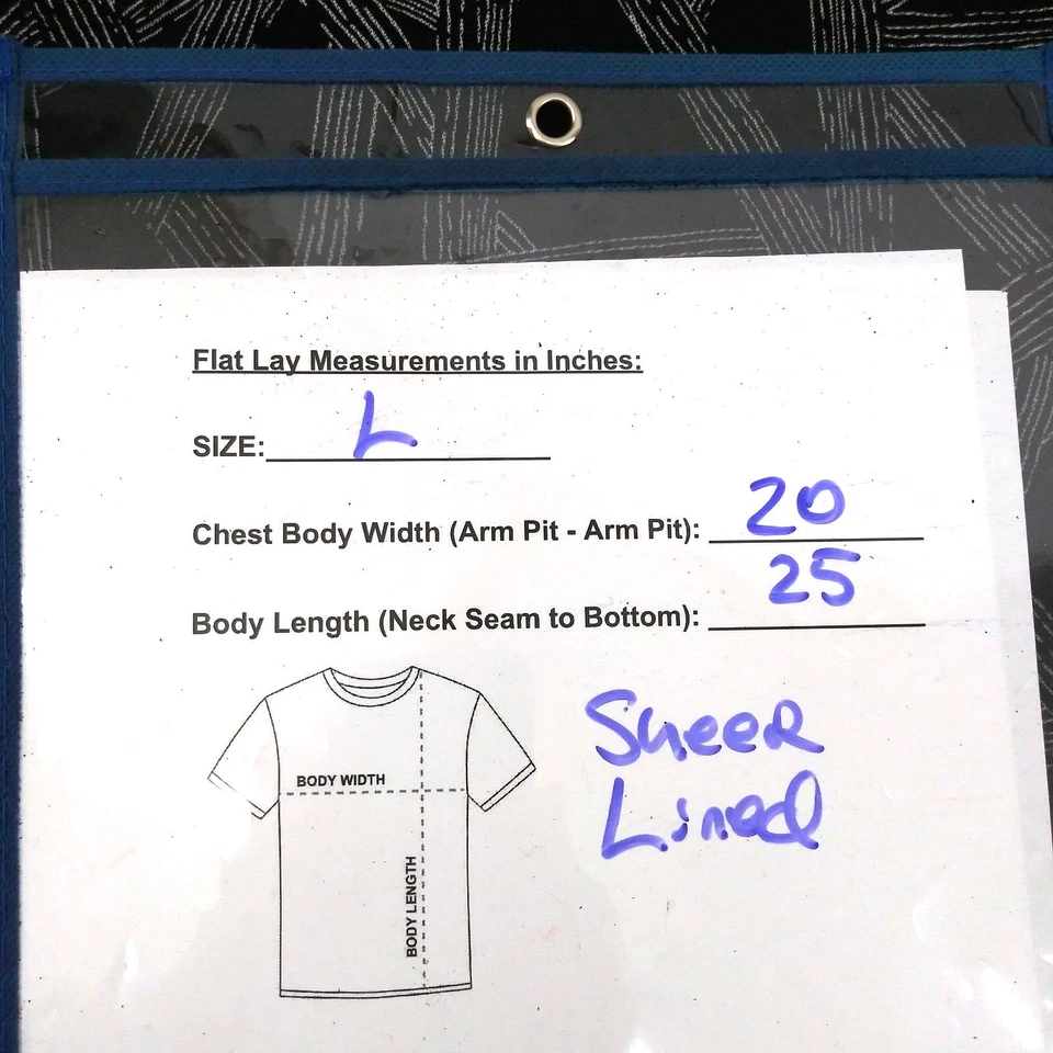 Blusa pulóver Dana Buchman para mujer talla L negra abstracta forrada transparente Foto 4 de 4
