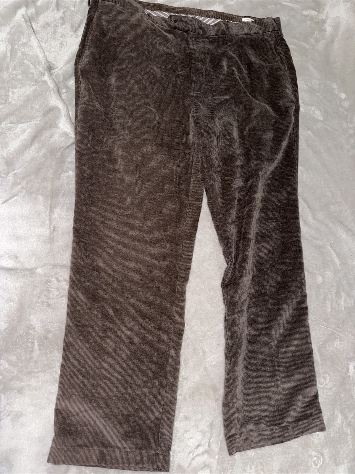 Peter Millar Ultra Soft Nanoluxe Mens Brown Corduroy Pants Size 40