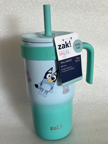 Bluey 18oz Stainless Steel Vacuum Insulated Tumbler leak Proof Valve New - Picture 2 of 12