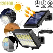 1200000lm LED Solar Street Light Security Flood Lamp Motion Sensor Outdoor Wall