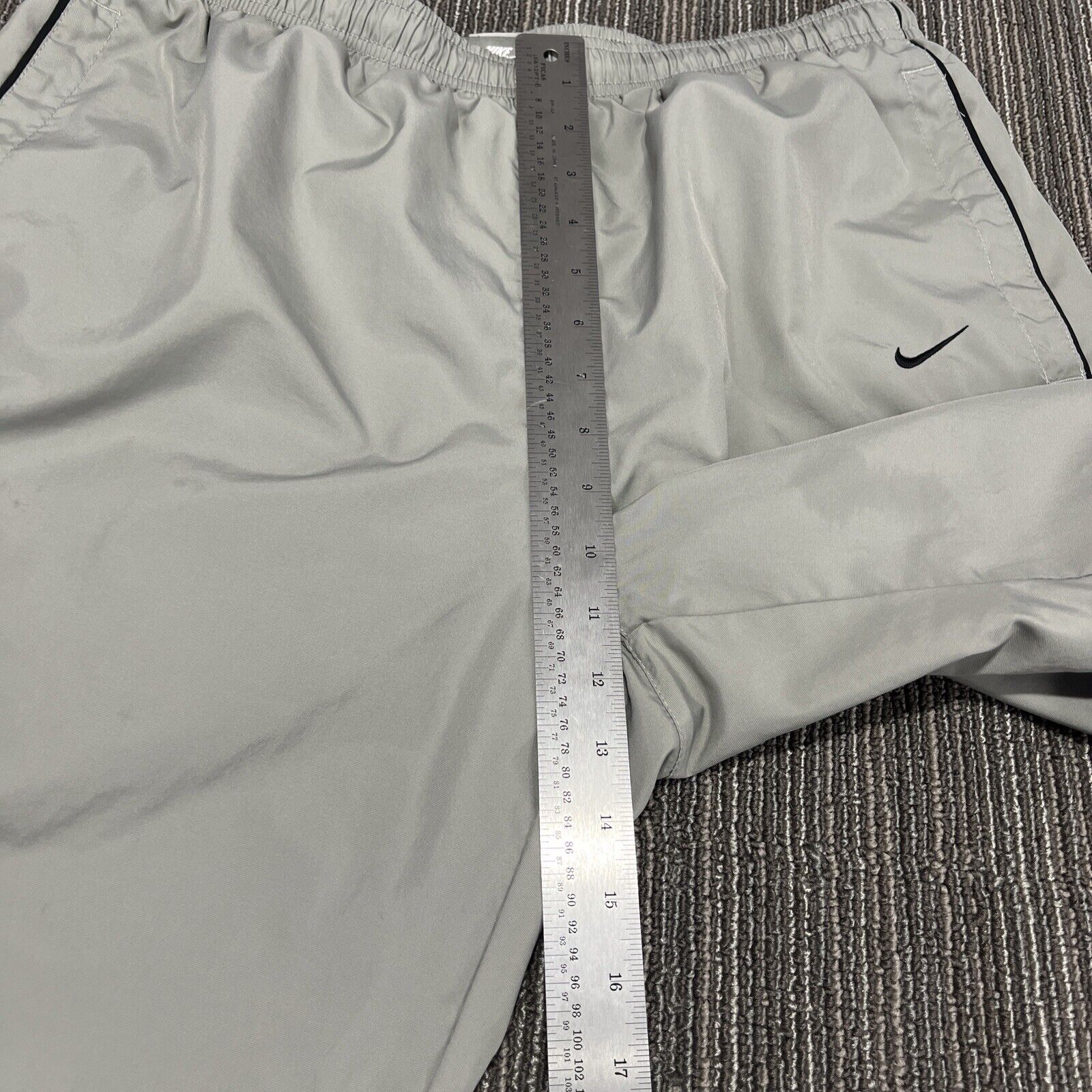 Nike Track Pants Wind Pants Mens XL Gray Mesh Lin… - image 9