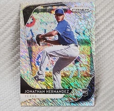Jonathan Hernandez RC SSP 4/7 📈 2020 Prizm Rookie FOTL Shimmer Prizm #96 Texas
