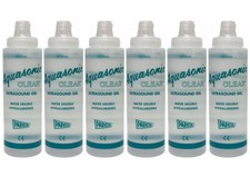 6 Pack, Parker Aquasonic Clear Gel Ultrasound Gel Clear 8.5 oz Bottle REF 03-08