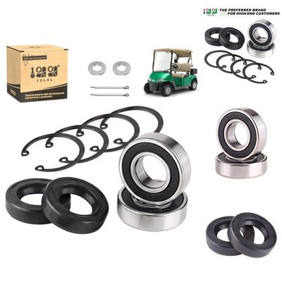 Rear Axle Bearing Oil Seal Kit Fits TXT RXV Medalist Marathon Electric Golf Cart