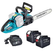 Motosega Elettrica Elettrosega a Batteria Professionale da 42V con 2 Batterie
