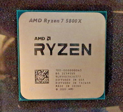 AMD Ryzen 7 5800X CPU (4.7GHz 8 Cores AM4 Socket) 100-000000063 | Pristine Pins