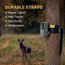 2 Pack Heavy-Duty Hunting Straps - 78.7'' Polyester Fiber Deer Camera Straps