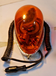 Vintage Teardrop Revolving BEACON LIGHT Orange TB 7-07 12volts DC SAE W-3 79 LOL