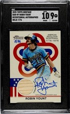 2025 Topps Heritage - Bicentennial Autographed Relics Robin Yount #BAR-RY SGC 🔥