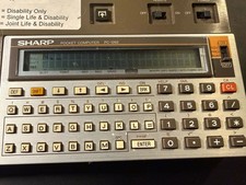 Sharp Pocket Computer Pc-1262 With CE-123P Pr...
