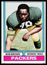 Bob Brown, 1974 Topps, #266, Green Bay Packers,