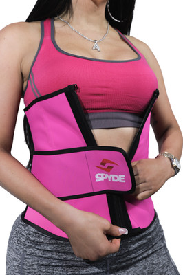 Medium Latex Women Pink Waist Trainer Tummy Control Belk Shaper Slimmer Fitness