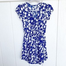 Urban Outfitters Kimchi Blue White Print Sabrina Shirtdress Women's X-Small XS