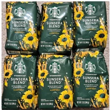 Starbucks Sunsera Blend Blonde Light Roast Ground Coffee, 12oz 6pk old stock