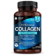 Hydrolised Marine Collagen Capsules 1060mg Type 1 Pure Max Strength Skin Hair