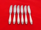 Set of 6 International Sterling Silver Prelude Butter Spreaders DN-7