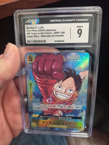 Monkey.D.Luffy (Parallel) graded CGC 9 for sale on eBay