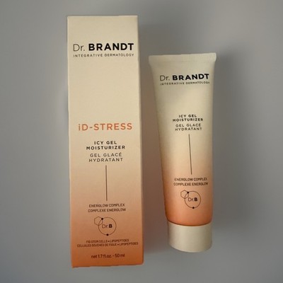 Dr. Brandt iD-STRESS Icy Gel Face Moisturizer Hydrating Vegan 1.7 fl oz