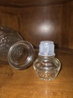 VINTAGE PRINCESS HOUSE Diamond-Cut Glass Decanter 1970s Grape Crown — photo 5