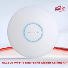 Wi-Fi 6 Access Point, Dual-Band Ceiling Wi-Fi Extender, Gigabit Wireless Router