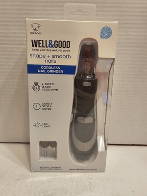 Well Good Cordless Nail Grinder Shaper Smoother for Dogs