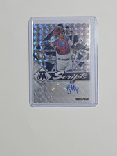 2022 Panini Mosaic Scripts Autograph #SC-YP Yohel Pozo Rangers