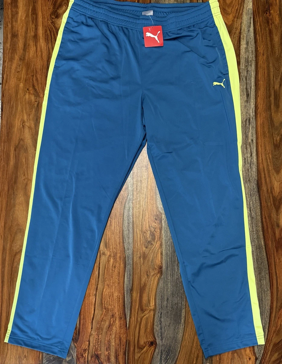 PUMA Men Track Pants Blue Activewear Pants for Men for sale | eBay