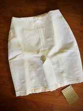NUEVO Faja de Pierna Larga Estilo Liguero Adonna JC Penney Vintage Talla M 4862 en Marfil Nuevo de Lote Antiguo