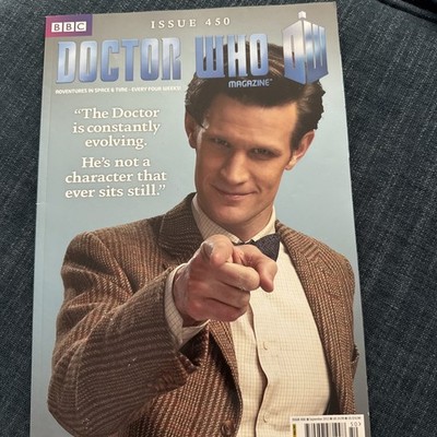 DOCTOR WHO MAGAZINE #450 - Matt Smith - Poster Is Missing