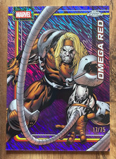 Omega Red PURPLE SHIMMER /75 X-Men 2026 Topps Chrome Marvel #90 NM