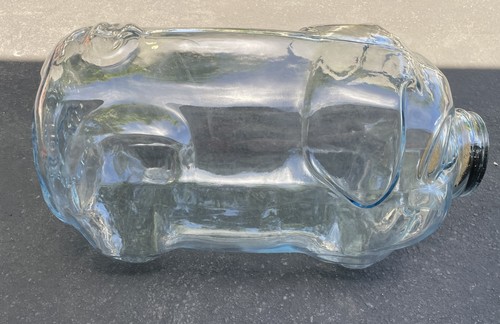 Libbey Glass Piggy Bank Jar This Little Piggy Went To Market 5 Gallon Cork Nose