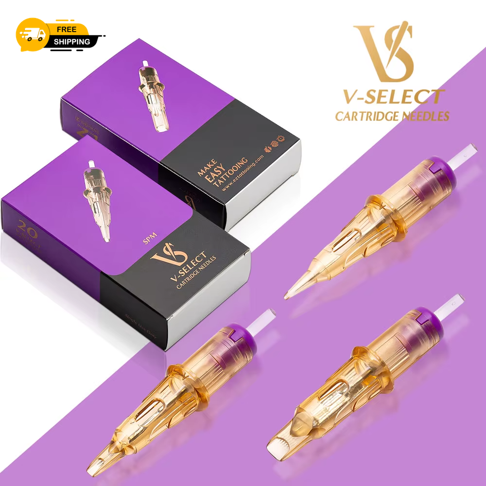 EZ Cartridge Tattoo Needles PMU SMP V Select Micropigmentation Permanent Make-Up