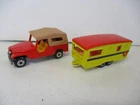 Matchbox Lesney Superfast SF53 Jeep CJ6- red & SF57 Eccles- yellow, loose