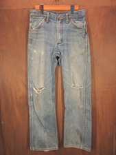 Wrangler 13MWZ Vintage 1970s Denim Jeans W30 76cm Made in USA