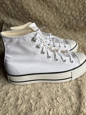 Converse Chuck Taylor All Star Platform High White Womens Size 7.5