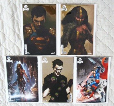 DC K.O. #1 2 3 4 5 COMPLETE SET - PARRILLO / OLIVER - BRAND NEW! UNREAD! MYLAR!