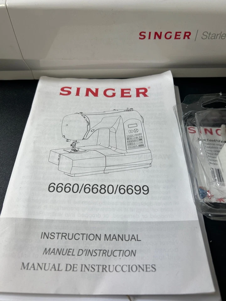 Singer Starlet 6660 Nähmaschine mit Zubehör - #1001 - Bild 4 von 4
