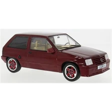 Model Car Group 1:18 Scale Opel Corsa A Custom - Dark Red 1983 LHD