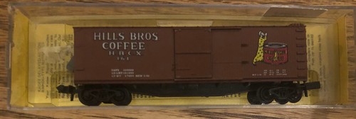 Caja de madera MTL escala N 42101 40' coche - Hills Brothers café #161 | Zustand: Used