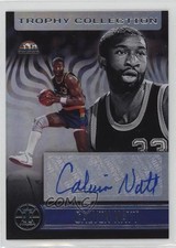 2020 Panini Illusions Trophy Collection Signatures Calvin Natt #TC-CNT Auto nd3