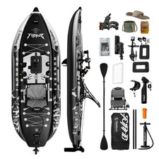 SUP da pesca gonfiabile con sedile e portacanna Stabile e portatile Kayak